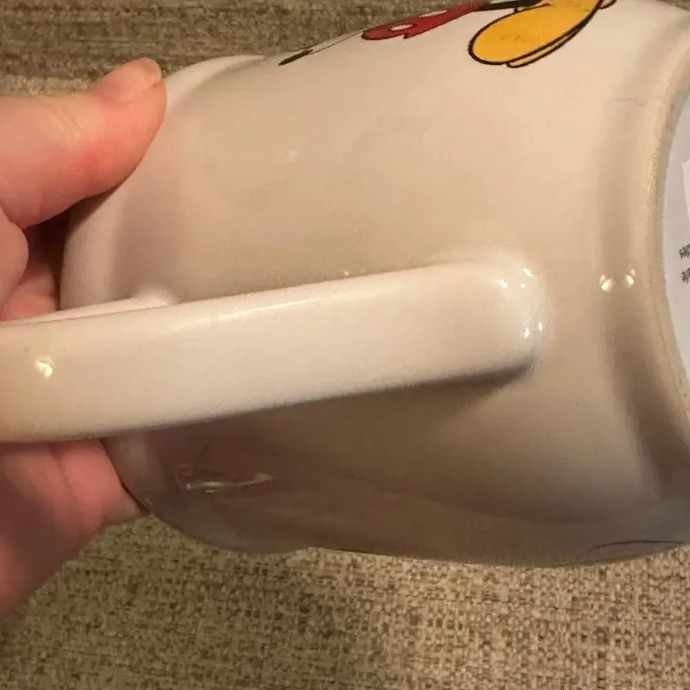Disney Store Exclusive Mickey Mouse Coffee Mug White  18 Oz Cup With Tags
